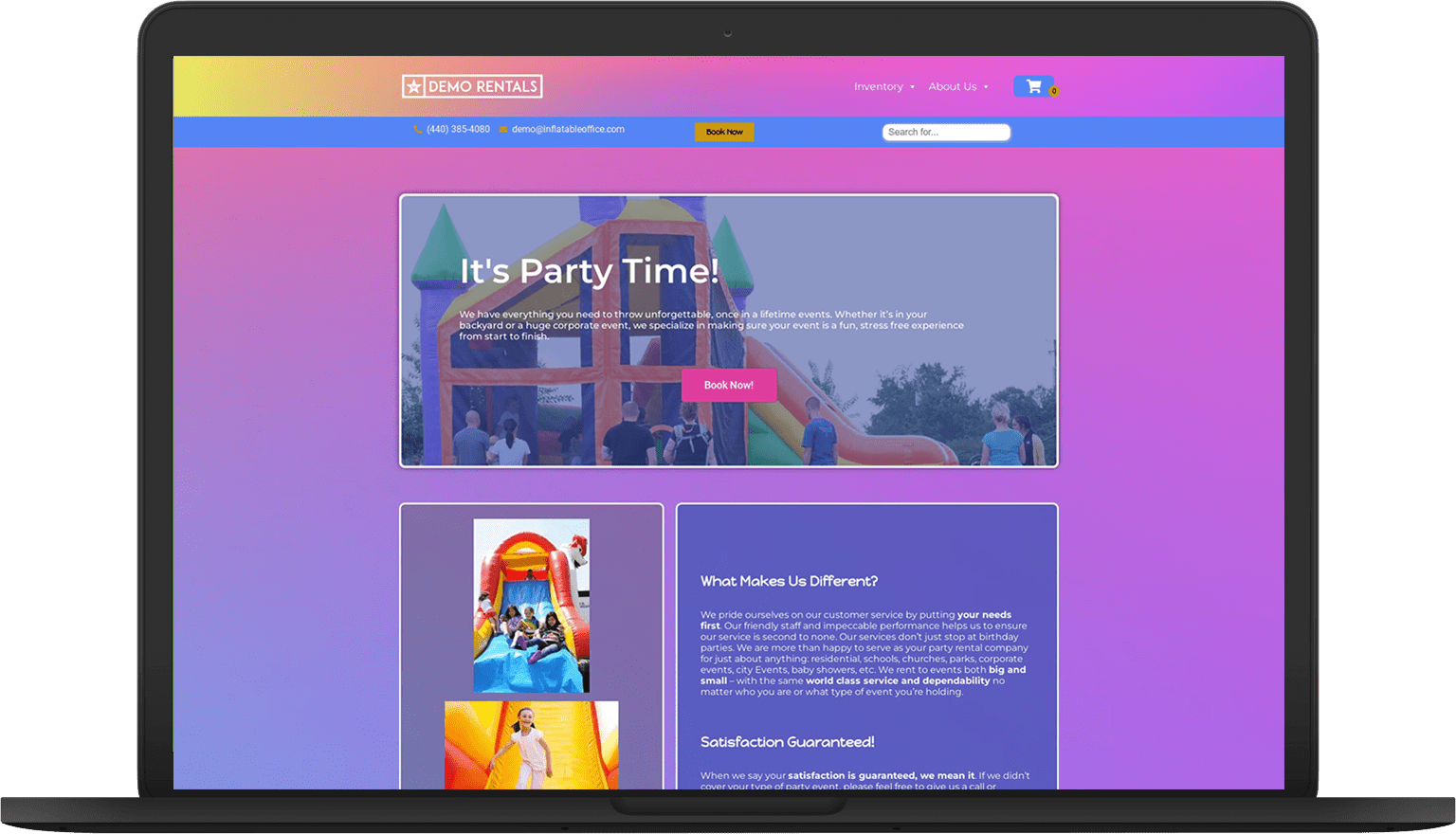 bounce Website Themes